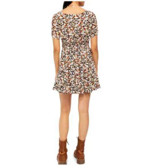 Free People Forget Me Not Floral Minidress. - Picture 3 of 4